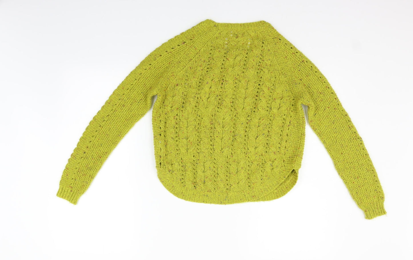 Marks and Spencer Womens Yellow   Henley Jumper Size 8
