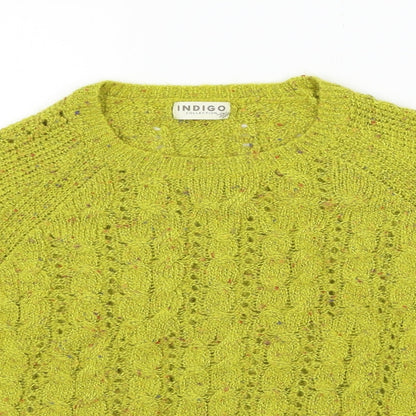 Marks and Spencer Womens Yellow   Henley Jumper Size 8