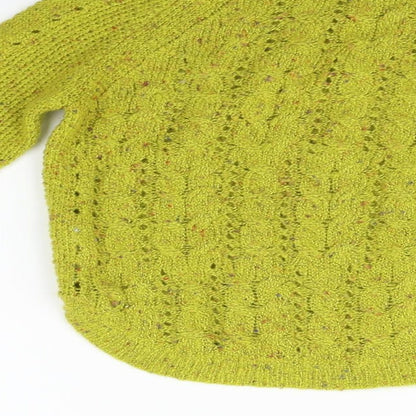 Marks and Spencer Womens Yellow   Henley Jumper Size 8