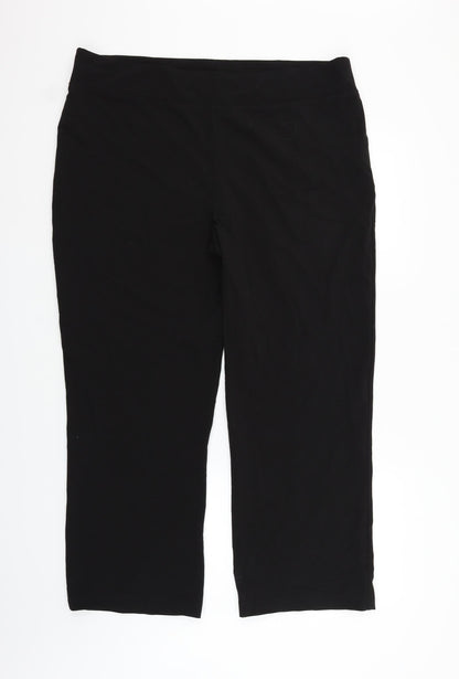 Womens UK Size 20 Epilogue Regular Fit  Black Trousers