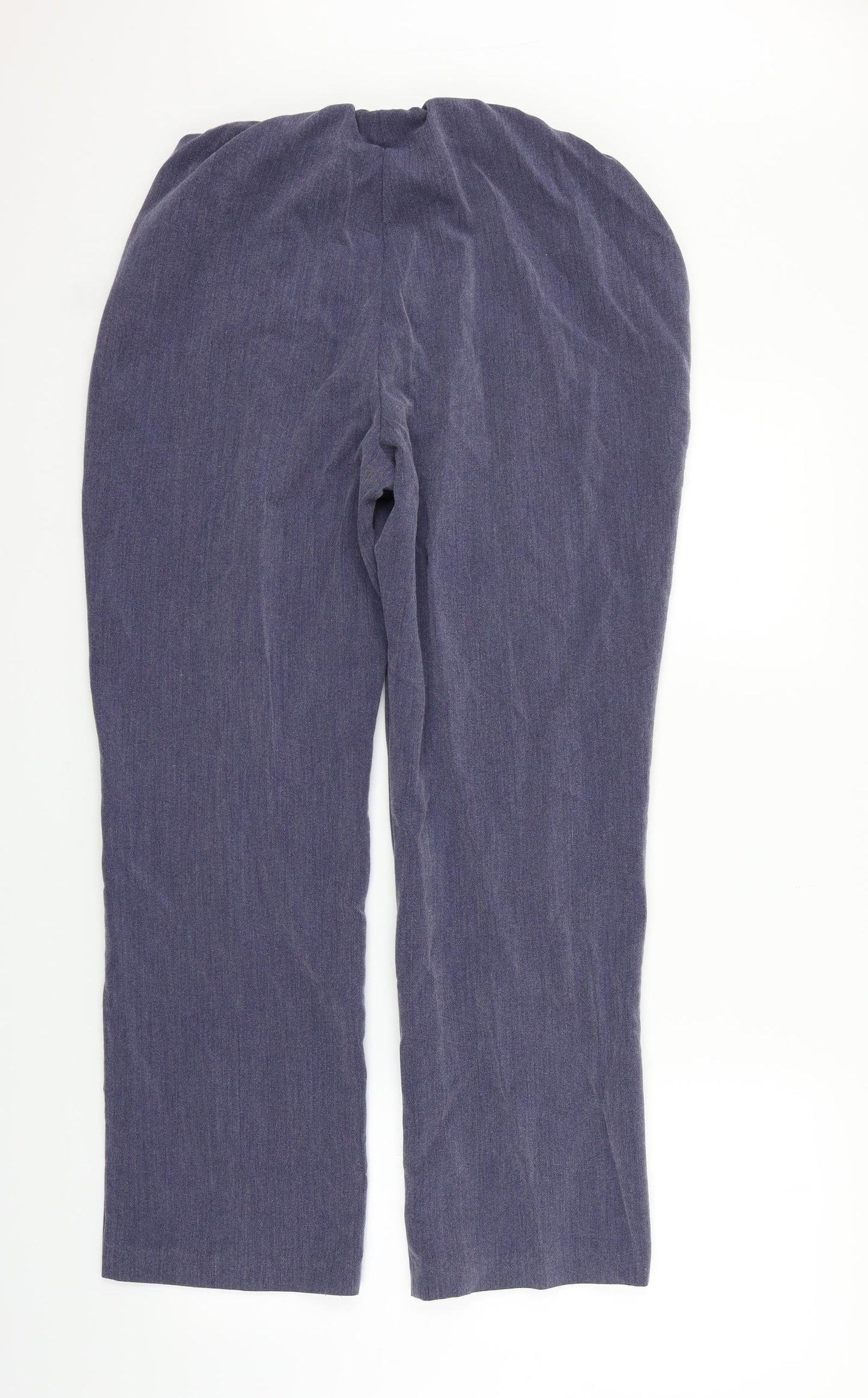 Bonmarché Womens Purple   Trousers  Size 14 L28 in - Elastic Waist Band