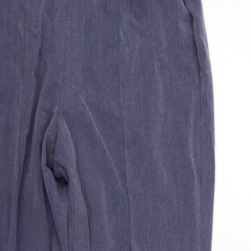 Bonmarché Womens Purple   Trousers  Size 14 L28 in - Elastic Waist Band