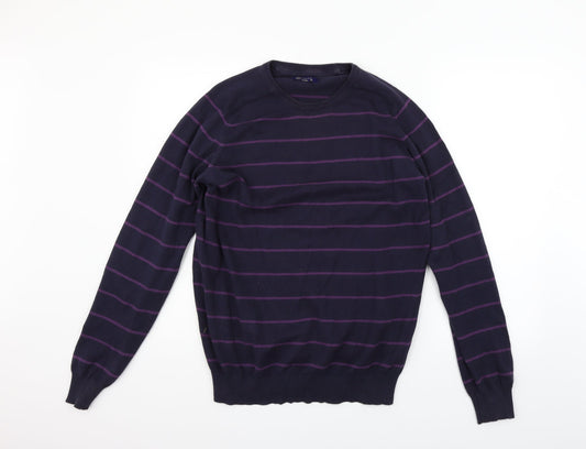Springfield Womens Blue Striped  Pullover Jumper Size XL