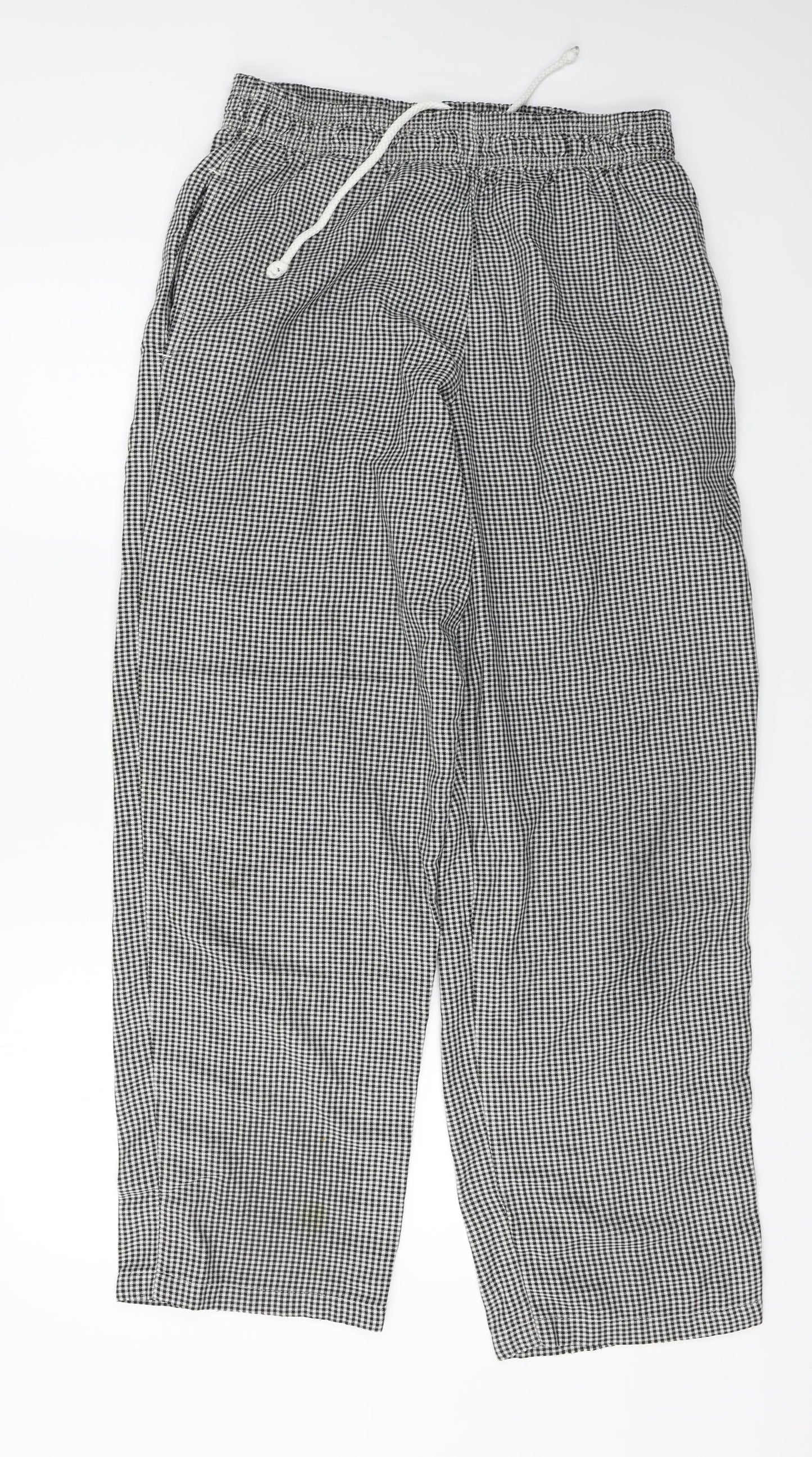 Mens UK Size 30 in cheff whites Regular Fit  Grey Trousers