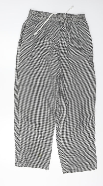 Mens UK Size 30 in cheff whites Regular Fit  Grey Trousers