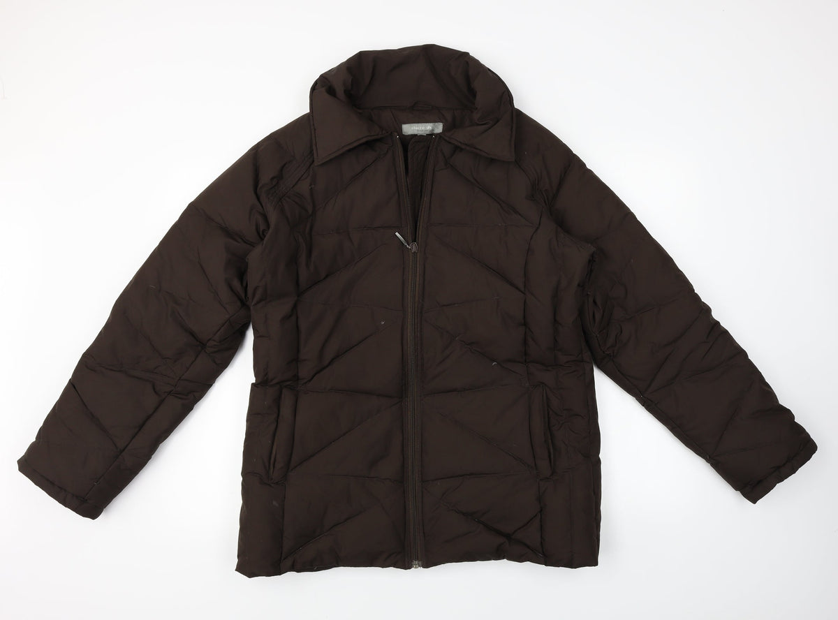 Claire DK  Womens Brown   Jacket Coat Size 12