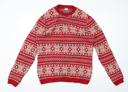 Oslo  Womens Red   Pullover Jumper Size L