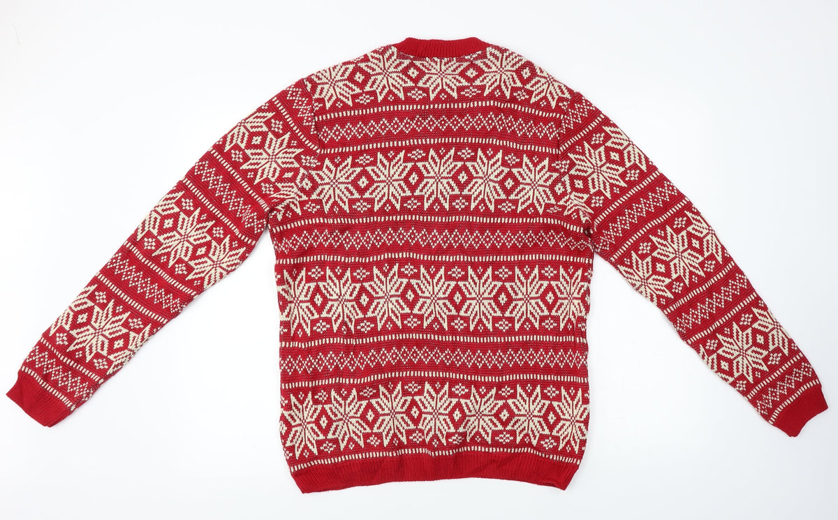 Oslo  Womens Red   Pullover Jumper Size L