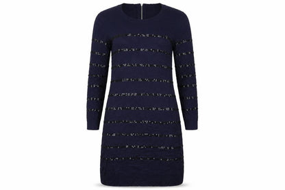 FWM Womens Blue Striped  A-Line  Size 12