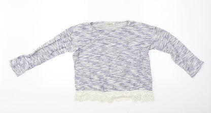 Next  Girls Blue   Pullover Jumper Size 11 Years