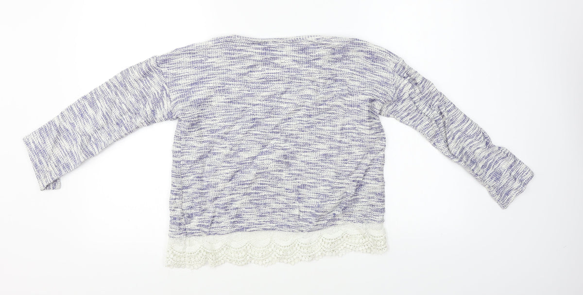 Next  Girls Blue   Pullover Jumper Size 11 Years