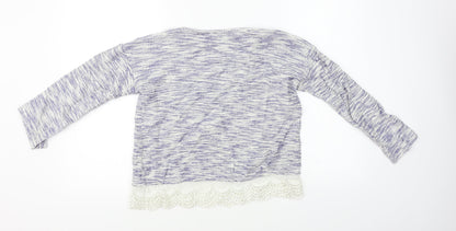 Next  Girls Blue   Pullover Jumper Size 11 Years