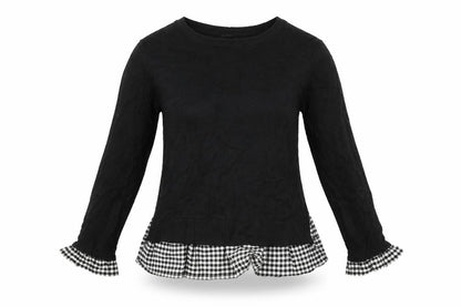 Womens UK Size 6 Topshop Black Basic T-Shirt