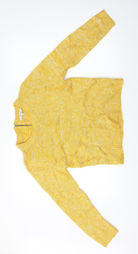 Peacocks Womens Yellow   Pullover Jumper Size M