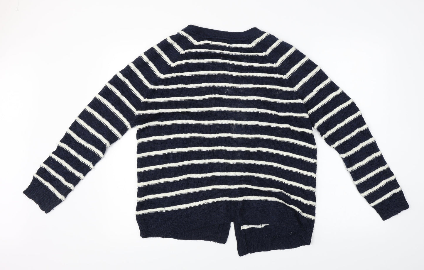 Atmosphere  Womens Blue Striped  Cardigan Jumper Size 12