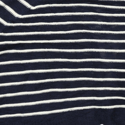 Atmosphere  Womens Blue Striped  Cardigan Jumper Size 12