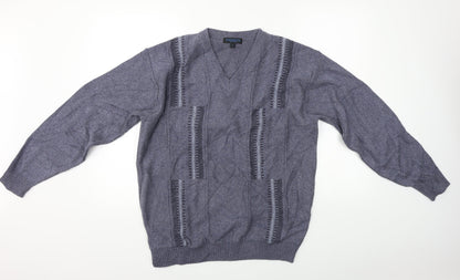 Carson  Mens Blue   Pullover Jumper Size S