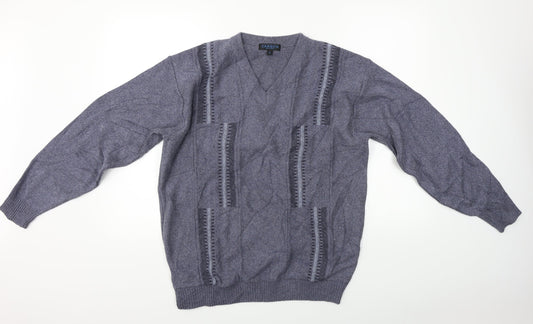 Carson  Mens Blue   Pullover Jumper Size S