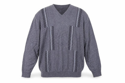 Mens UK Size S Carson Blue Pullover Jumper
