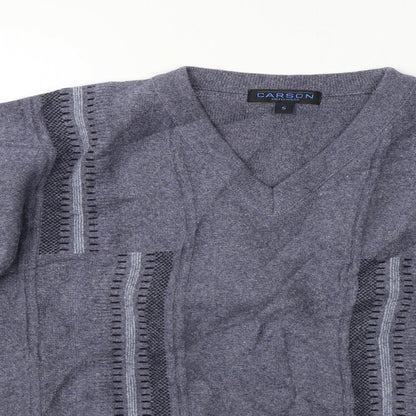 Carson  Mens Blue   Pullover Jumper Size S