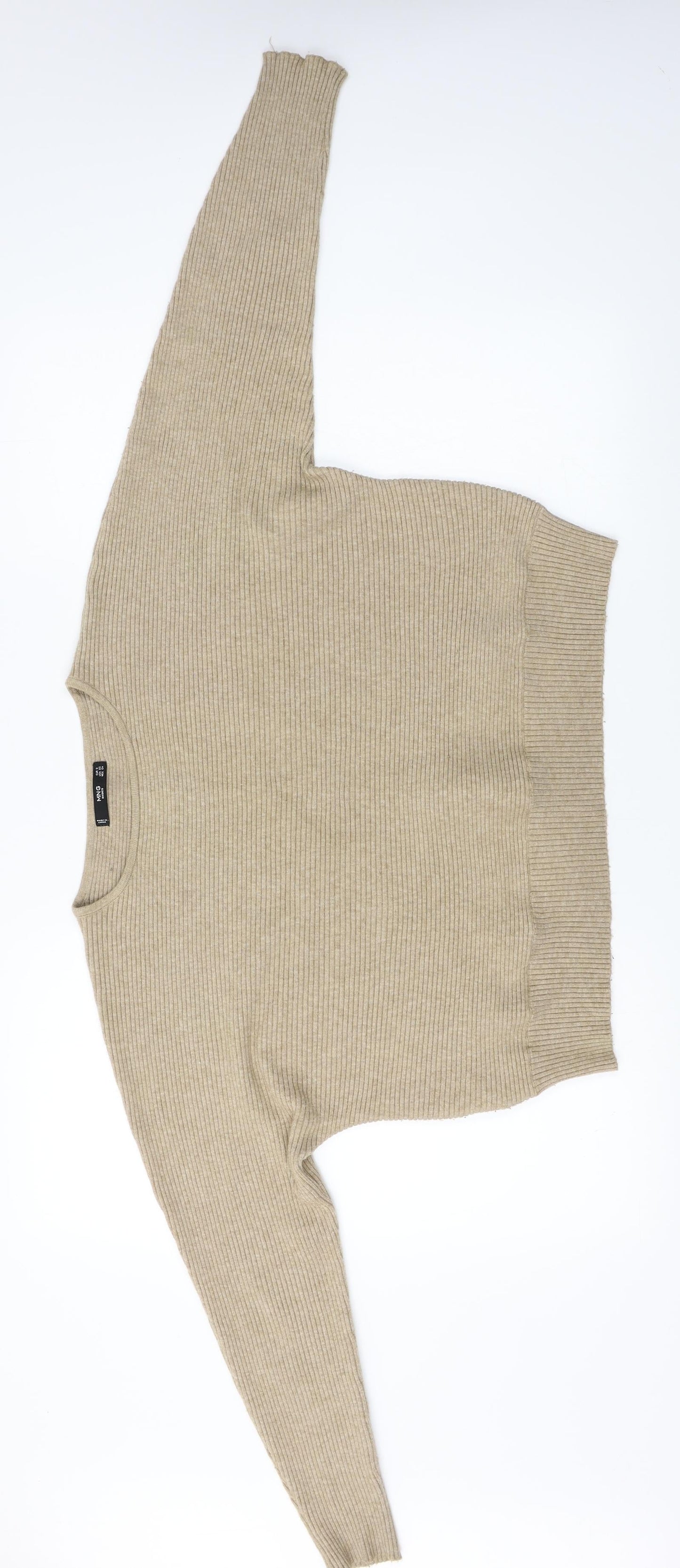 Mng   Womens Brown   Pullover Jumper Size S
