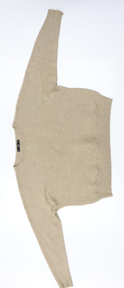 Mng   Womens Brown   Pullover Jumper Size S