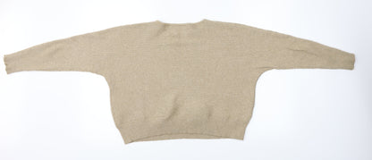 Mng   Womens Brown   Pullover Jumper Size S