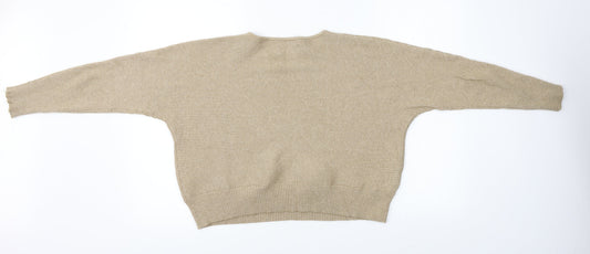 Mng   Womens Brown   Pullover Jumper Size S