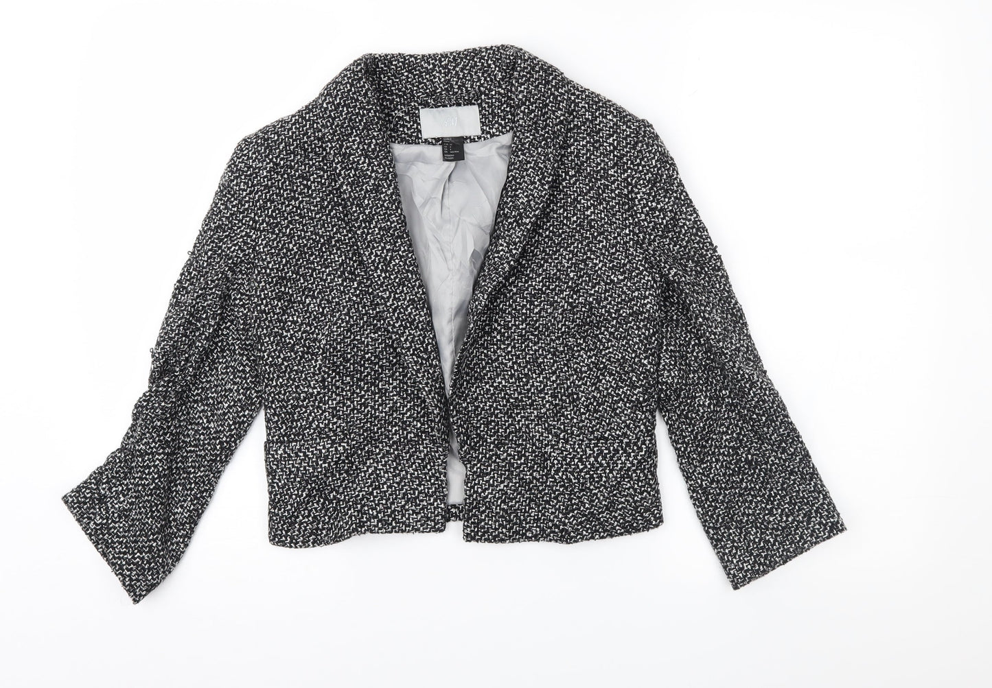 Womens UK Size 8 H&M Black Jacket