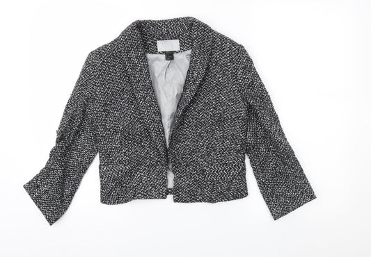 Womens UK Size 8 H&M Black Jacket