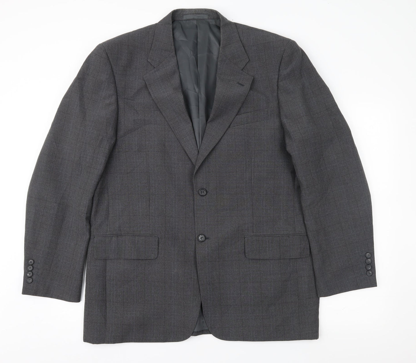 Mens UK Size 42 Greenwoods Regular Grey Suit Jacket