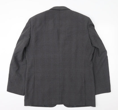 Mens UK Size 42 Greenwoods Regular Grey Suit Jacket
