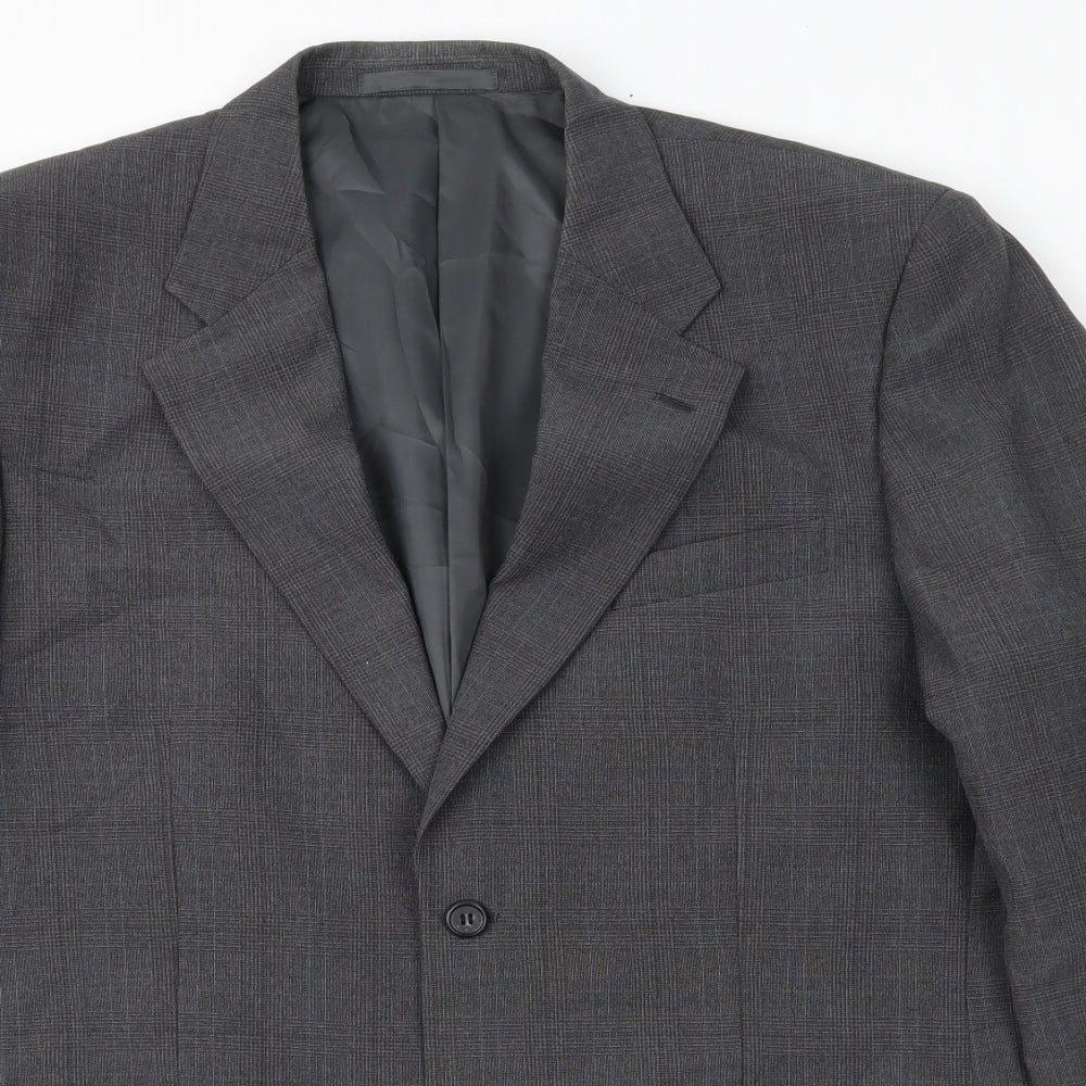 Mens UK Size 42 Greenwoods Regular Grey Suit Jacket
