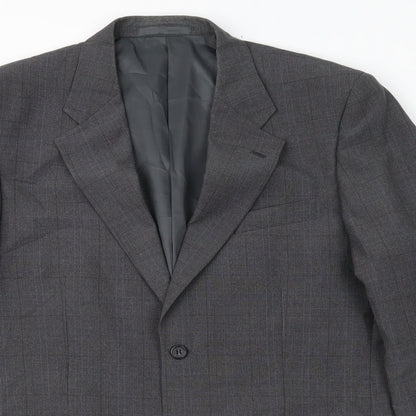 Mens UK Size 42 Greenwoods Regular Grey Suit Jacket