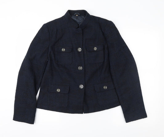 Womens UK Size 14 EWM Blue Jacket