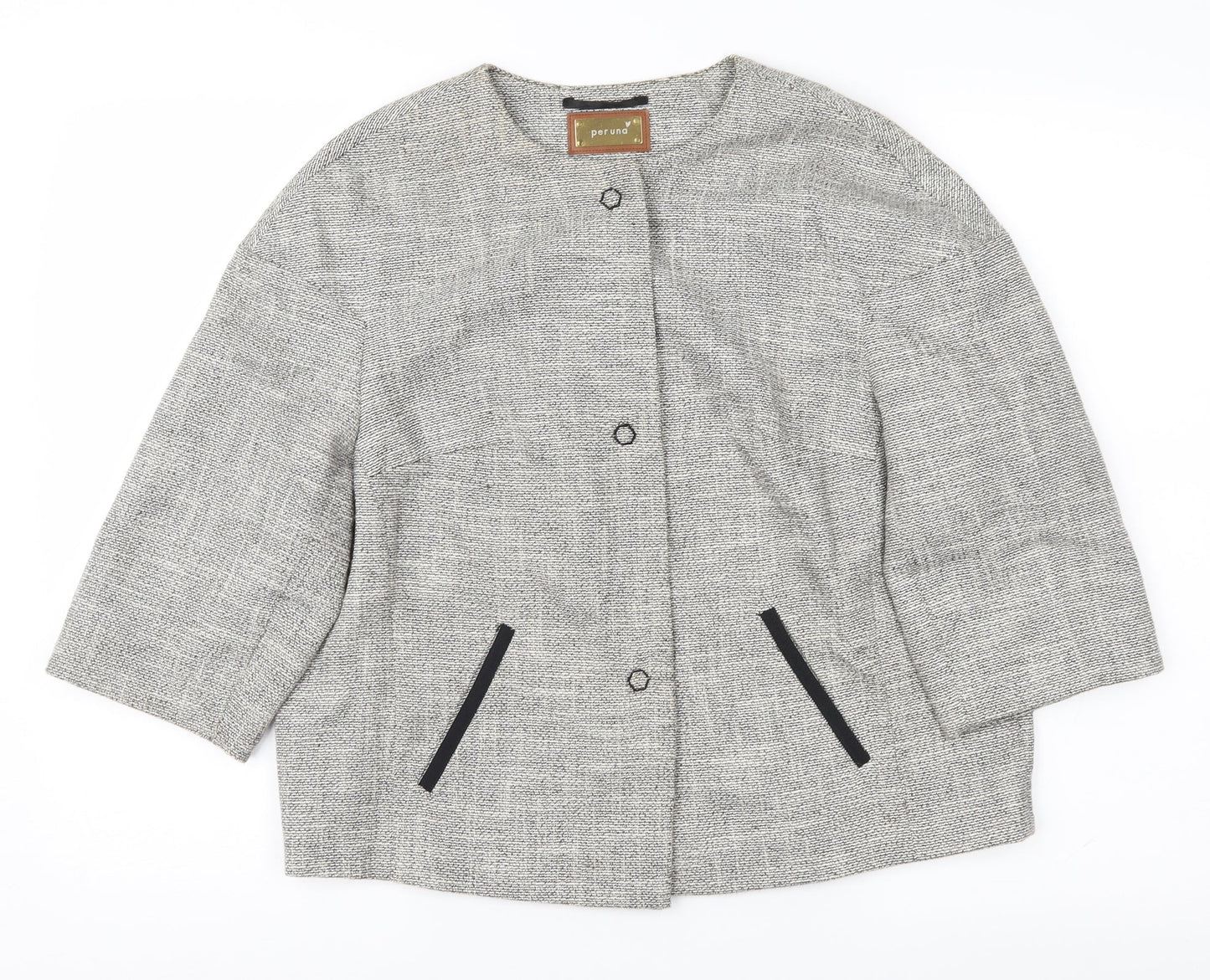 Womens UK Size 10 Per Una Grey Jacket
