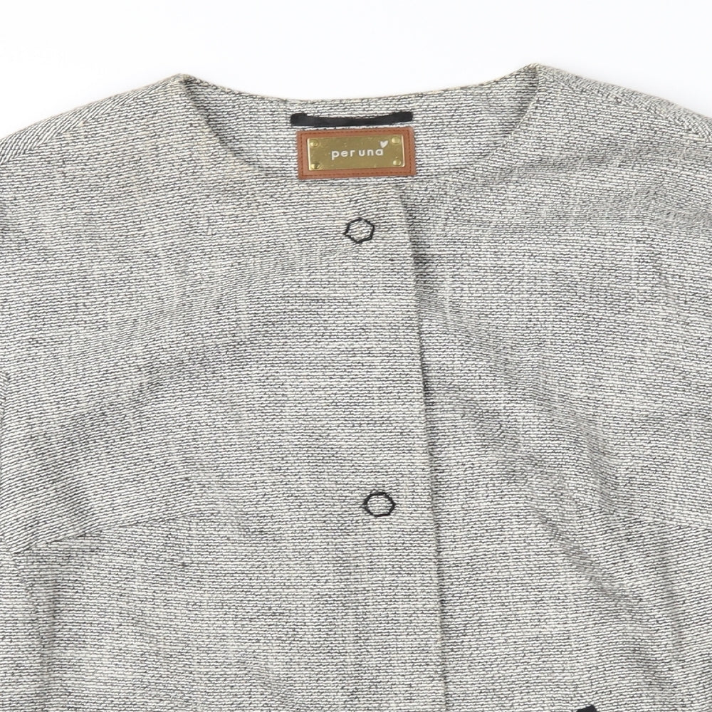 Womens UK Size 10 Per Una Grey Jacket