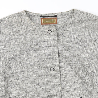 Womens UK Size 10 Per Una Grey Jacket