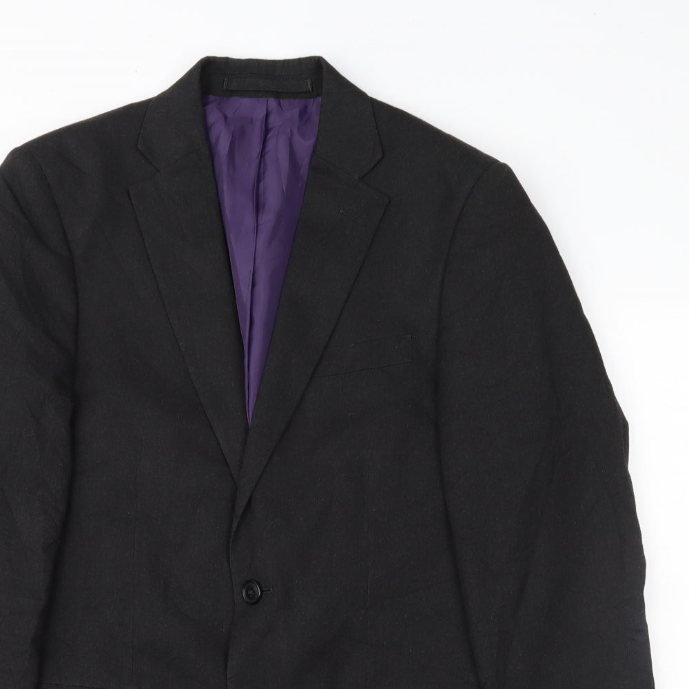 Mens UK Size 38 Marks and Spencer Regular Grey Suit Jacket