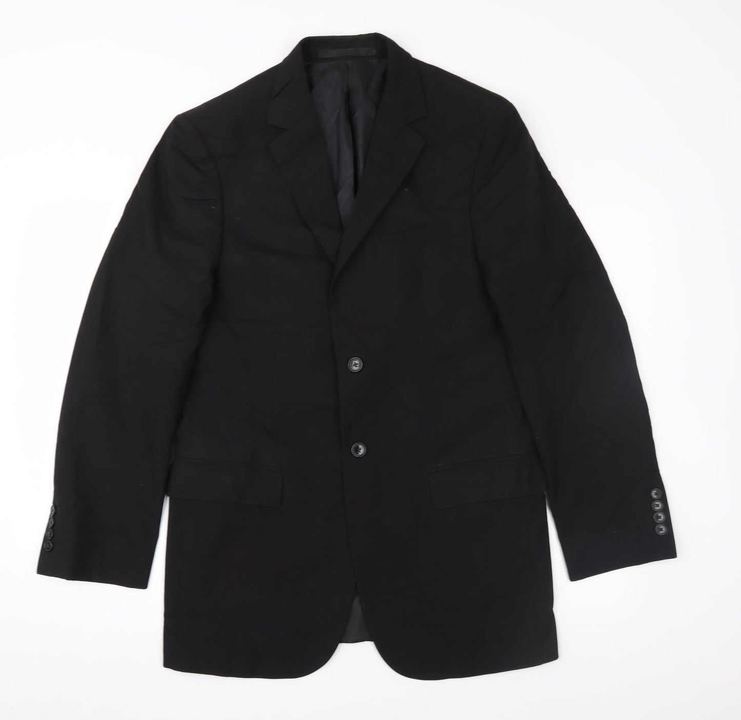 Mens UK Size 38 Marks and Spencer Regular Black Suit Jacket