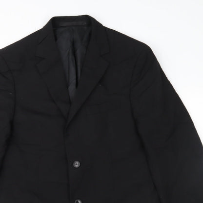 Mens UK Size 38 Marks and Spencer Regular Black Suit Jacket