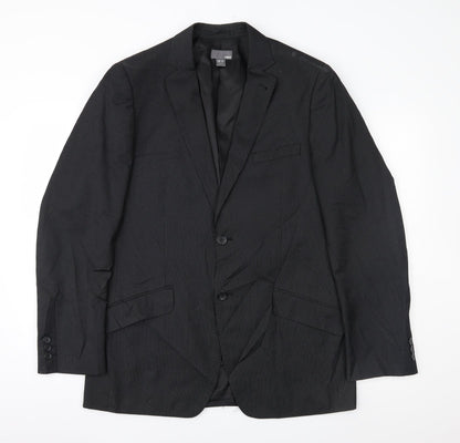 Mens UK Size 42 H&M Regular Black Suit Jacket