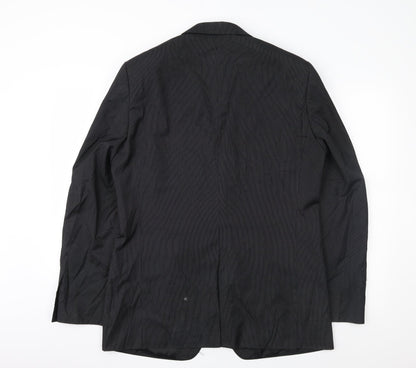 Mens UK Size 42 H&M Regular Black Suit Jacket