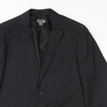 Mens UK Size 42 H&M Regular Black Suit Jacket