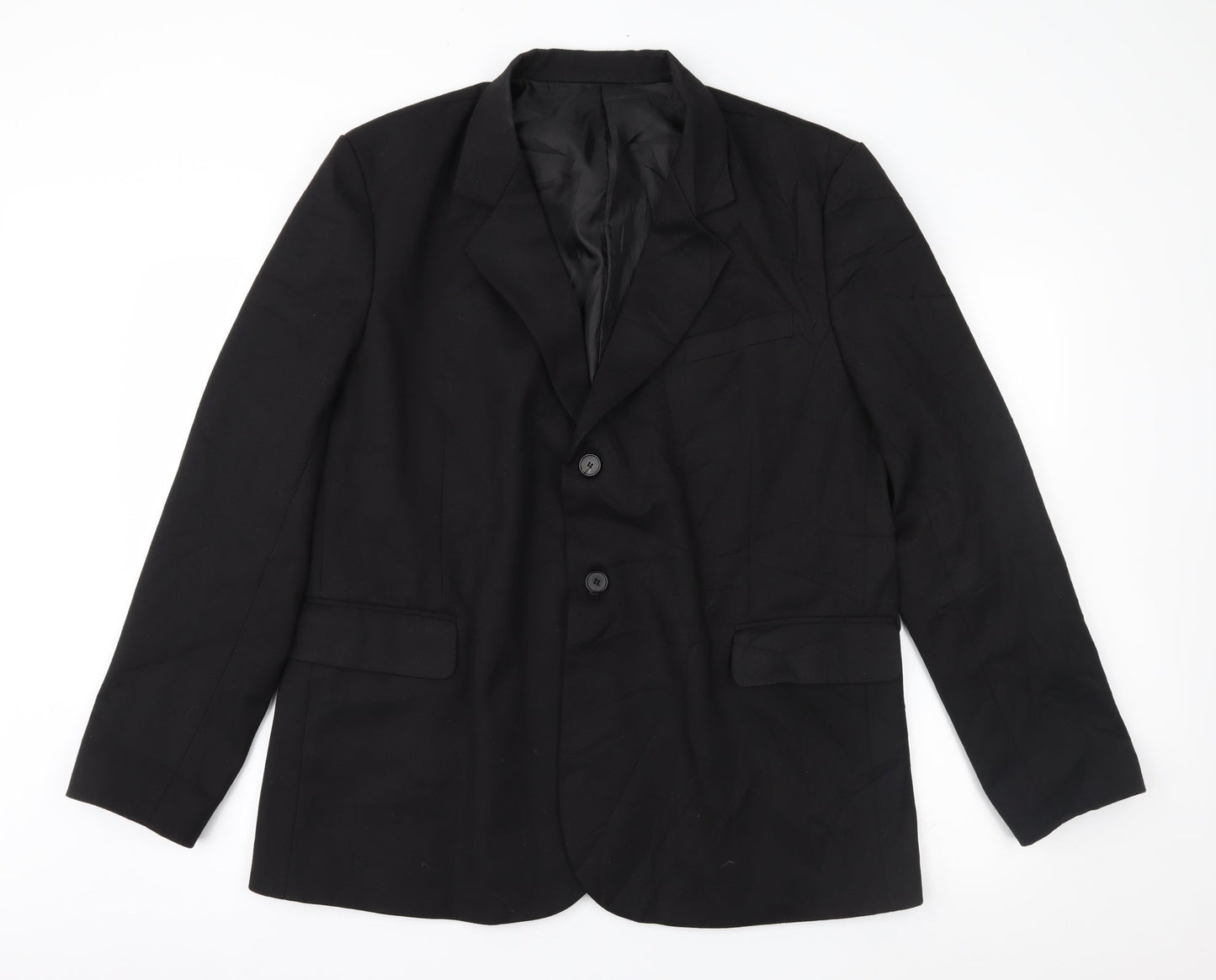 Road Mens Black   Jacket Suit Jacket Size L