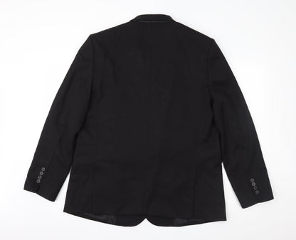 Road Mens Black   Jacket Suit Jacket Size L