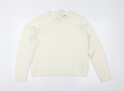 Oasis Womens Ivory   Pullover Jumper Size M