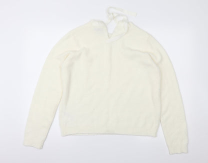 Oasis Womens Ivory   Pullover Jumper Size M