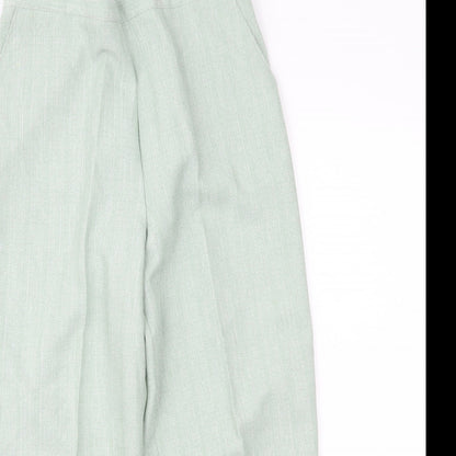 Womens UK Size 12 Classic Image Regular Fit Cropped Green Trousers