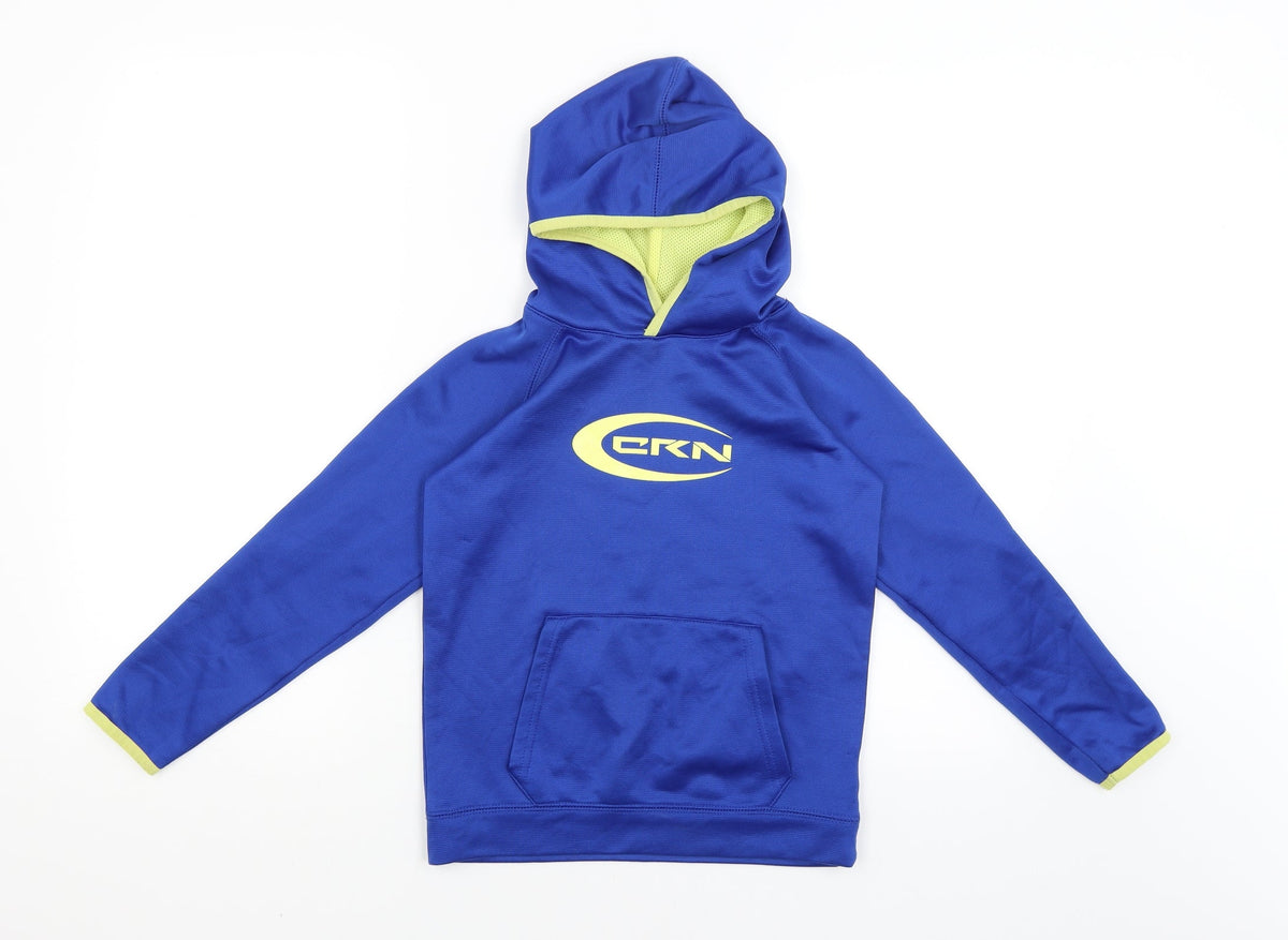 Crane Boys Blue   Pullover Hoodie Size 7-8 Years